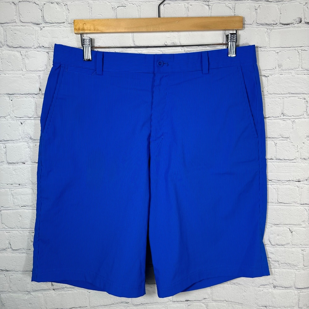Nike Golf Tour Performance Dri-FIT Shorts Blue Striped Mens 34 639802-404